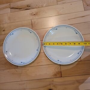 2 Corelle Country Violet dinner plates